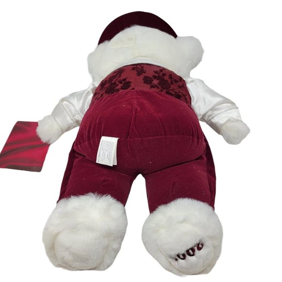 Vintage 2001 Walmart Keepsake Bear White Limited Edition 20" Holiday With Tags - Picture 3 of 5